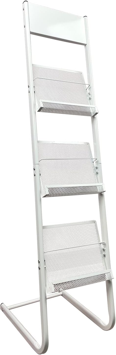 TONGMO Floor-standing 3-Layer Magazine Rack, Brochure Display Stand, made of - Image 7