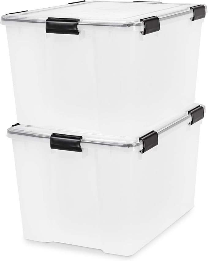 IRIS USA WeatherPro 74 Qt Storage Bins - Image 2