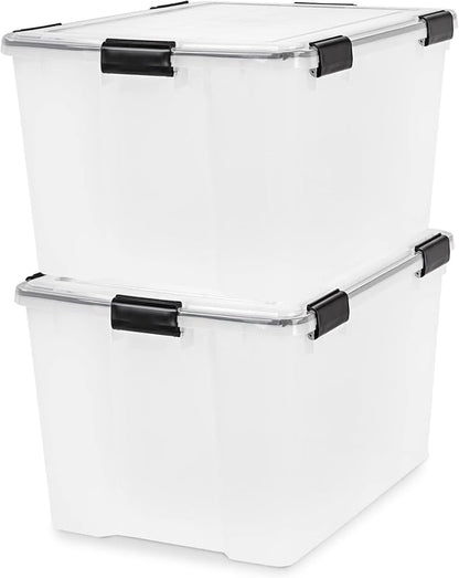 IRIS USA WeatherPro 74 Qt Storage Bins - Image 2