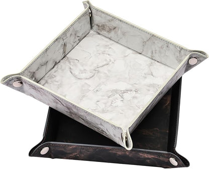 siduater Valet Tray Desktop Storage Organizer – Vegan Leather Catchall Bedside - Image 3