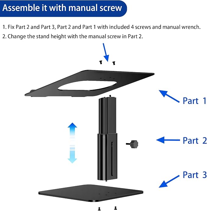 BESIGN LSX6N Laptop Stand, Ergonomic Adjustable Notebook Riser Holder, Computer - Image 5