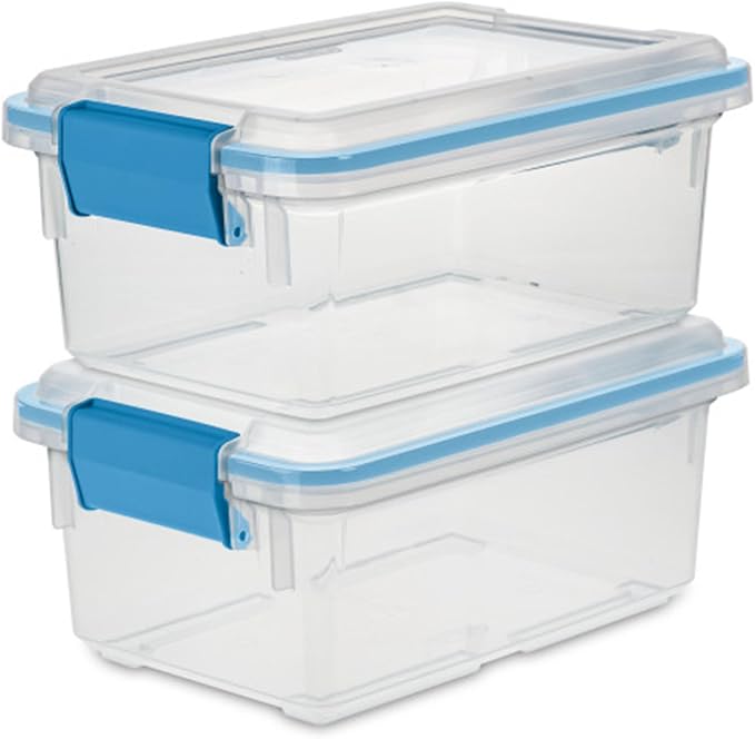 Sterilite 6-Pack Gasket Box, Weather-Resistant Storage Bins - Image 9