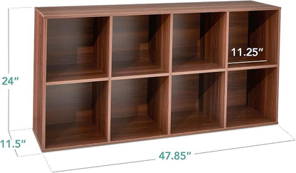 Best Choice Products 8-Cube Storage Organizer, 11in Shelf Opening, Display Shelf - Image 2
