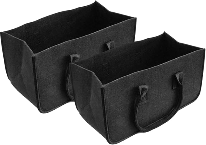 Felt Storage Bins 2Pcs 20x10x10 Inch Large Capacity Felt Basket by Unknown