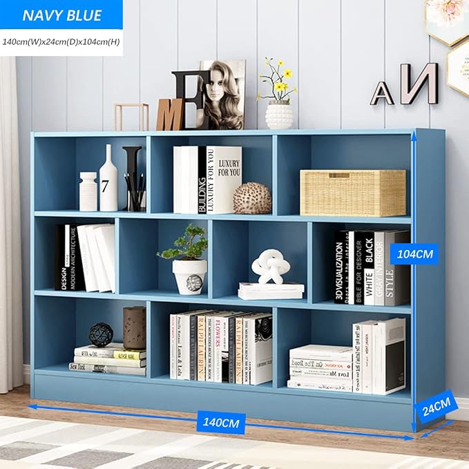 IOTXY Open Shelf Low Bookcase - Image 2