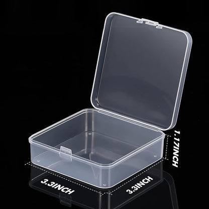 Jetec 6 Pieces Mini Plastic Clear Beads Storage Containers Box - Image 2