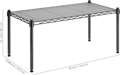 Whitmor 1 Tier Shelving Units, Wire Rack Storage Organizer - Image 3