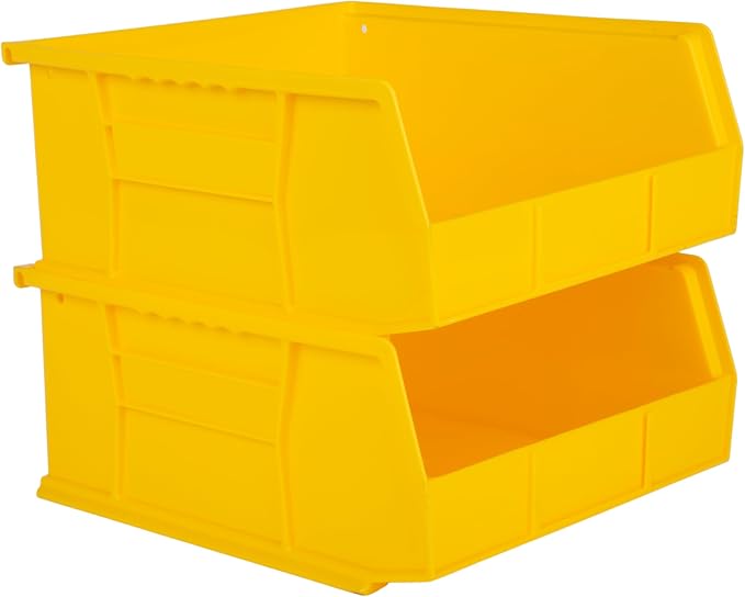 HE HUDSON EXCHANGE 11" x 11" x 5" Plastic Stackable Storage Bin - Image 2