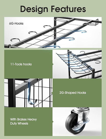 Heavy-Duty Garden Tool Organizer - Image 3