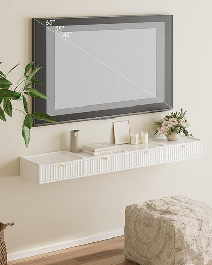 Floating Nightstand, Wall Mounted Night Stand - Image 8