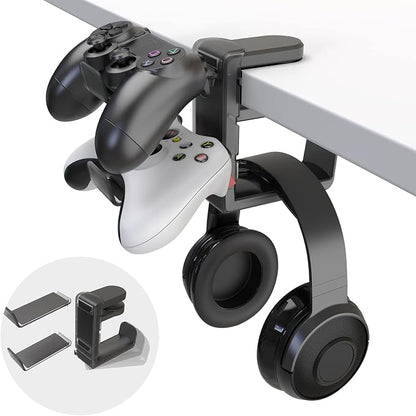 3-in-1 PC Gaming Headset&Controller Holder by EURPMASKChoosethecolorofeurope