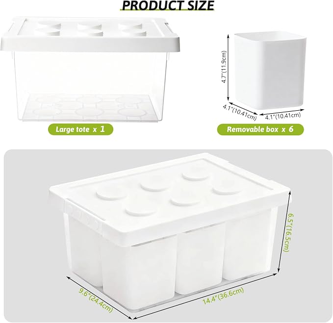 loobuu Plastic Storage Bins - Image 2