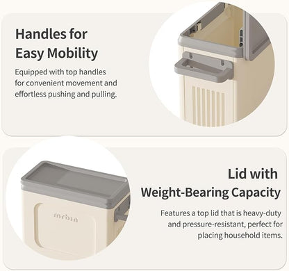Mrbin Slim Plastic Storage Bins - Image 5