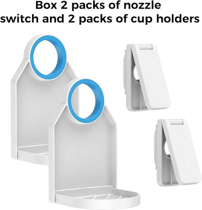 Laundry Detergent Dispenser Cup Holder & Nozzle Force-Saving Switch, Soap - Image 5