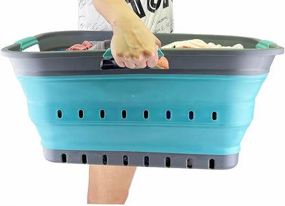 SAMMART 42L Collapsible Plastic Laundry Basket - Image 8