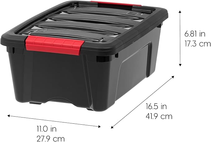 IRIS USA 13 QT Plastic Storage Box - Image 2