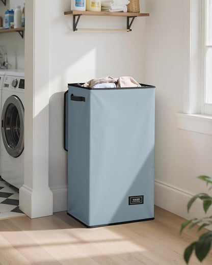 SOLEDI Laundry Hamper with Lid 100L Large & Tall Collapsible Laundry Basket - Image 2
