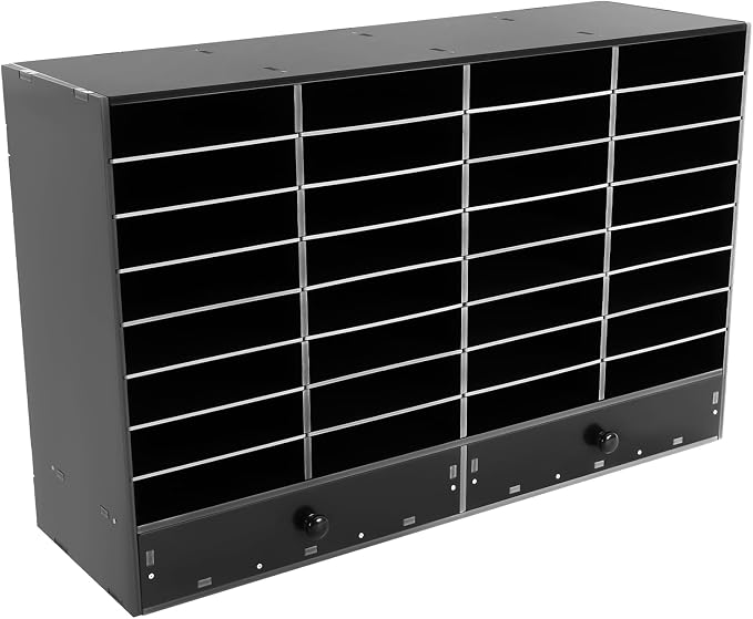 Adjustable Literature Organizer, 32 Compartments Mail Sorter Organizer by Unknown