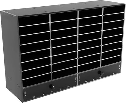 Adjustable Literature Organizer, 32 Compartments Mail Sorter Organizer by Unknown