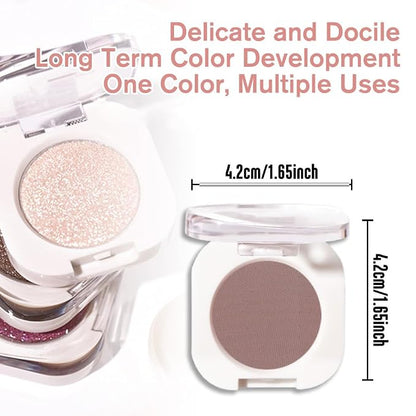 Brown Taupe Single Eyeshadow Makeup, Neutral Powde Eye Shadow - Image 5