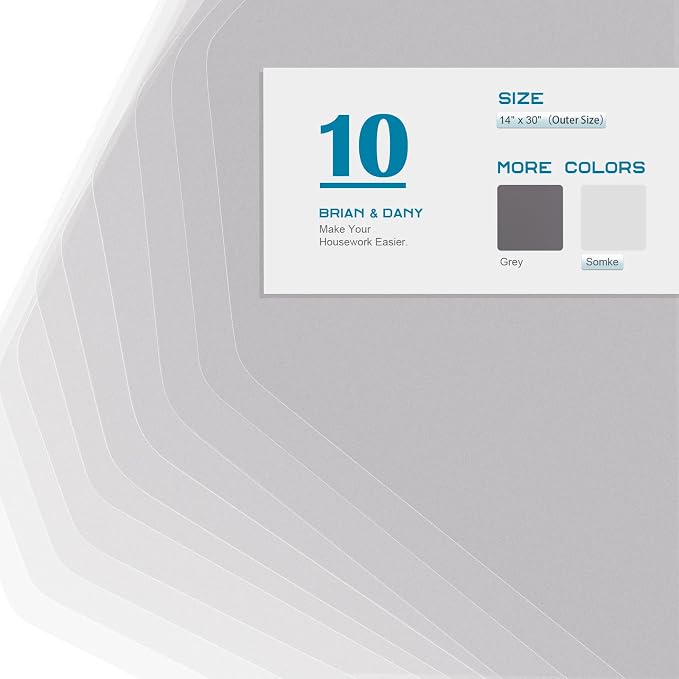 BRIAN & DANY Wire Shelf Liner 14" X 30", Heavy Duty Shelf Liners - Image 3