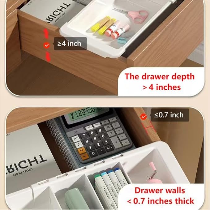 YOOUSOO Expandable Drawer Organizer, Drawer Dividers Organizers and Storage - Image 4