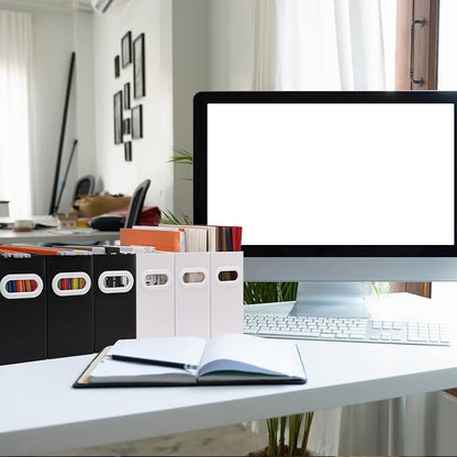 File Box for Hanging File Folders, Collapsible Cardboard Box | Portable Filing - Image 6