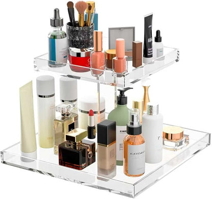 2-Tier Acrylic Perfume Organizer, Display Stand by Hongtuocb