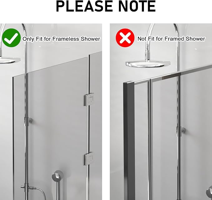 PMMASTO 10 Inch Extended Shower Door Hooks - Image 4