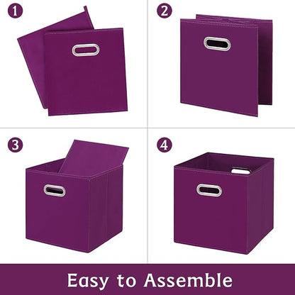 Fabric storage bins Cubes, Fabric Cube Organizer - Image 6