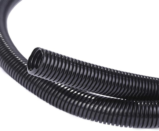 Alex Tech 10ft - 1/2 inch Split Wire Loom Tubing - Black by AlexTech