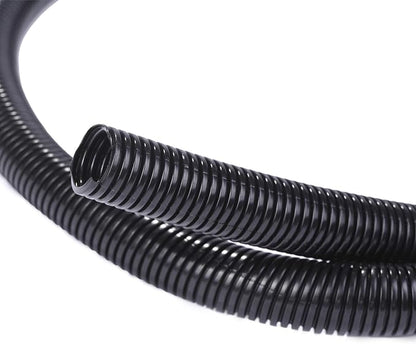 Alex Tech 25ft - 3/8 inch Split Wire Loom Tubing - Black by AlexTech
