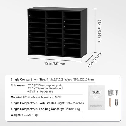 VEVOR Literature Organizers, 24 Compartments Office Mailbox - Image 7