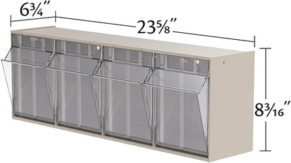 Akro-Mils TiltView Plastic Storage Cabinet - Image 3