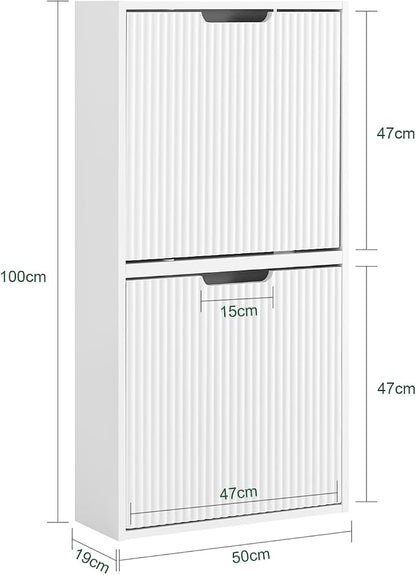 SoBuy Wall Mounted Slim Shoe Cabinet - Image 3