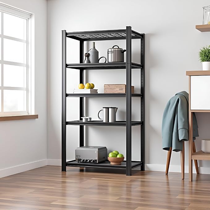Storage Shelving Unit Heavy Duty Garage Shelves 5-Tier Metal Organizer Utility - Image 9