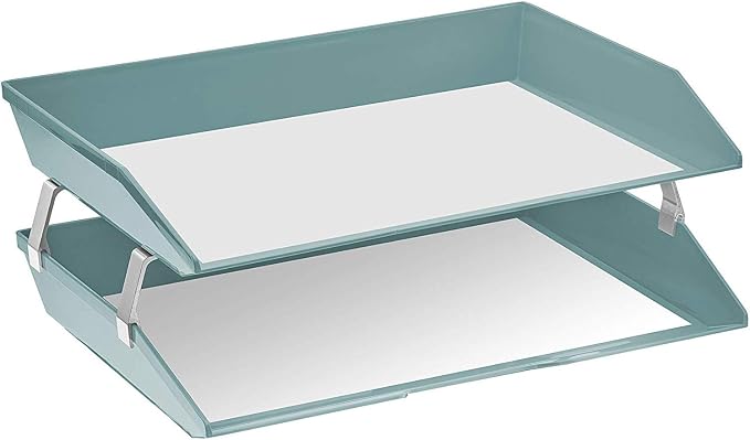 Acrimet Facility 2 Tier Letter Tray, Side Load, Letter Size/A4, Desktop File - Image 2