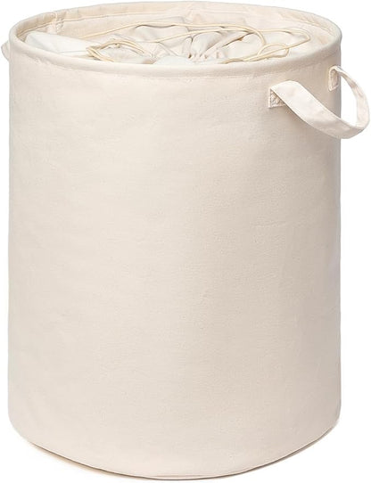 Foldable Storage Bins with Lids Cotton Canvas Rectangular Storage Box Ideal by YONBEN