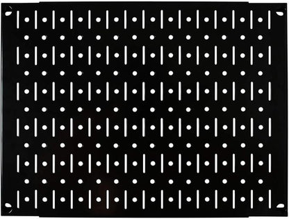 Wall Control Pegboard Wall Organizer Tiles Modular Black Metal Pegboard Tiling - Image 2