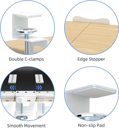 suptek Keyboard Tray Under Desk Pull Out - Image 8