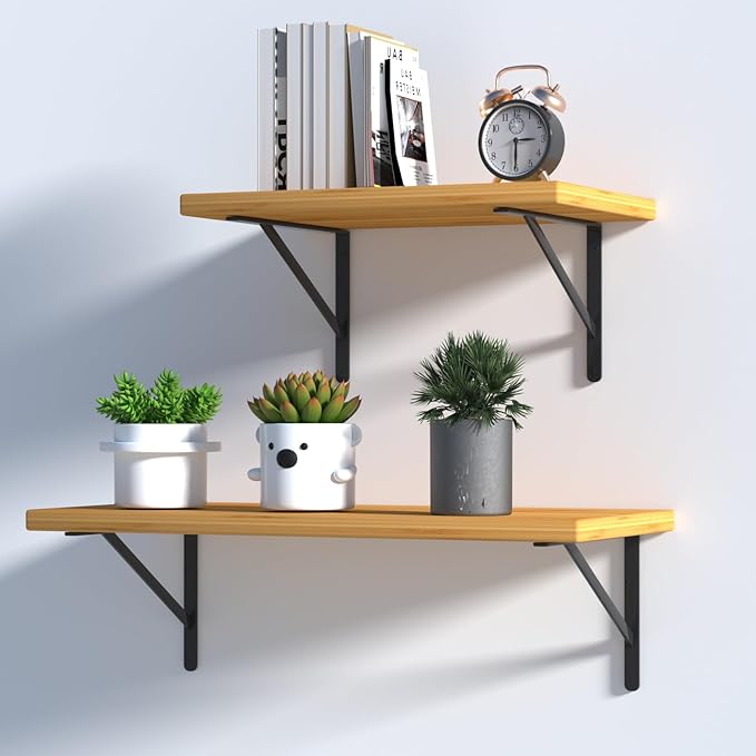 20 Pack L10 x H 8" Black Heavy Duty Shelf Brackets - Image 5