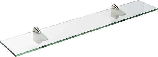 Spancraft Glass F-10x36-Brushed Steel Falcon Glass Shelf, Brushed Steel by Spancraft