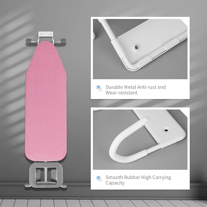 BiJun Ironing Board Holder Wall Mount, Ironing Board Hanger - Image 4