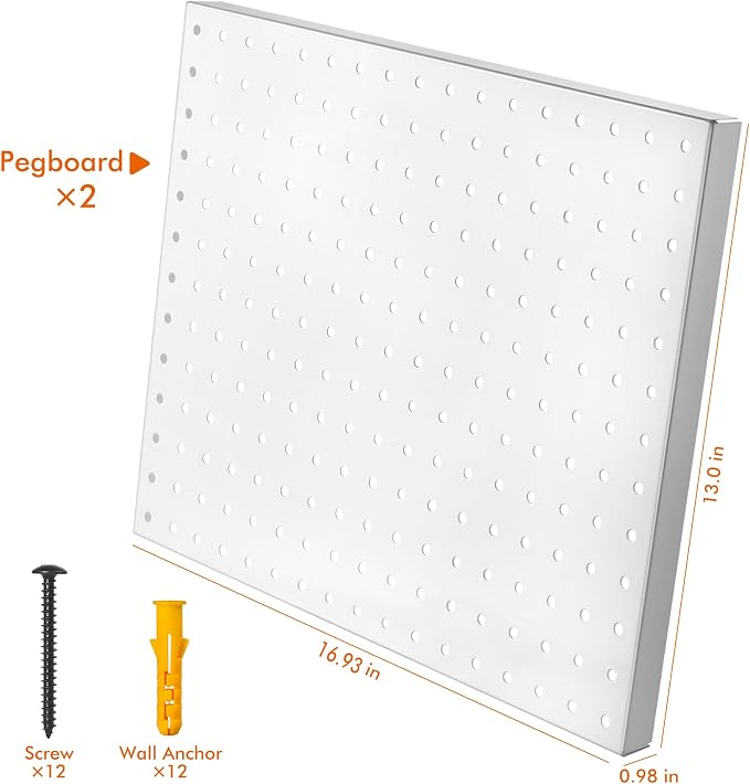 G.CORE Heavy Duty Metal Pegboard Organizer - Image 2