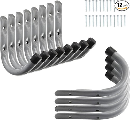 HOME MASTER HARDWARE 12 Pack 4-Inch Heavy Duty Garage Storage Wall Hooks by HOME+MASTER+HARDWARE