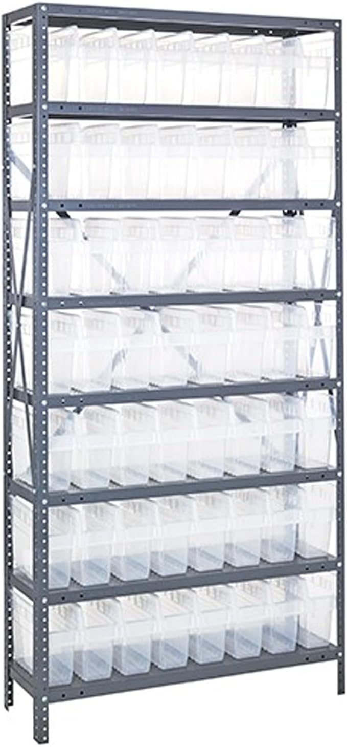 Quantum Storage Systems 1275-SB809CL Solid Heavy Duty 8 Shelves 21 STORE-MAX by QuantumStorageSystems