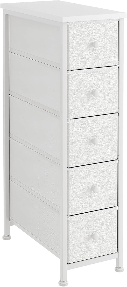 Narrow Dresser, Slim Fabric Dressers Chest of Drawers by COTUBLR