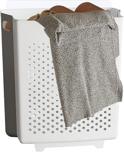 Collapsible Laundry Basket Wall Mounted Hamper by Unknown