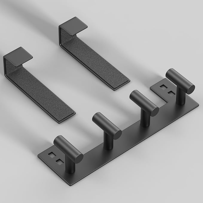 PMMASTO Over The Door Hooks, Fits 1-3/4" Thick Door No Drill Hooks - Image 6