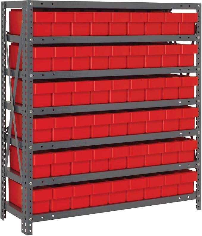 Quantum Storage Systems 1839-604RD Solid Heavy Duty 7 Shelves 54 Super Tuff by QuantumStorageSystems